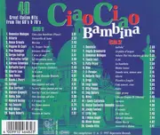 Double CD - Adriano Celentano / Rita Pavoine / Rocco Granata - Ciao Ciao Bambina - 40 Great Italian Hits From The 60's & 70's