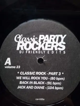 Queen / ACDC / The Clash a.o. - Classic Party Rockers Vol. 23 - Classic Rock - Part 3
