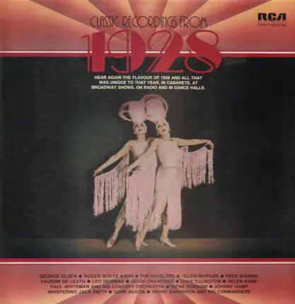 George Olsen, Roger Wolfe Kahn, Whispering Jack Smith a.o. - Classic Recordings From 1928