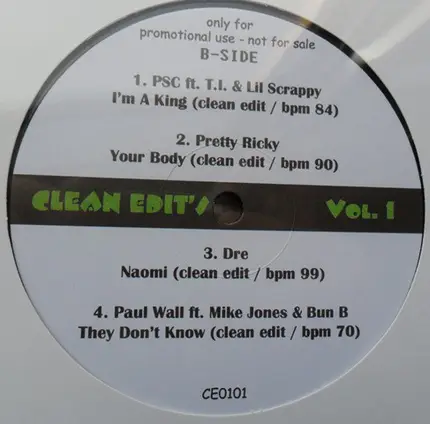 Hip Hop Sampler - Clean Edits Vol. 1