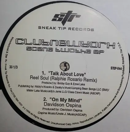 Reel Soul, Davidson Ospina a.o. - Club New York: Scene Two The EP