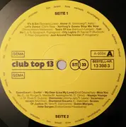 LP - Club Top 13 - Club Top 13 International September/Oktober 1987