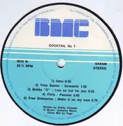 12inch Vinyl Single - Flirts / Bobby 'O' / etc - Cocktail N°1 - Light blue/white labels