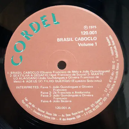 Joao Bezerra, Franco de Melo, Andorinha & others - Coletânea De Repentistas