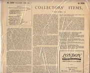 10'' - Preston Jackson's Uptown Band, Chicago Stompers, Jelly James & His Fewsicians, a.o. - Collectors' Items Volume 3