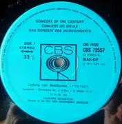 Double LP - Schumann / Bach / Händel a.o. - Concert Of The Century - Gatefold