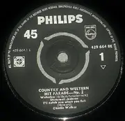 7inch Vinyl Single - Stonewall Jackson / Charlie Walker - Country And Western Hit Parade No. 2 - EP