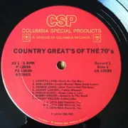 Double LP - Various - Country Greats Of The 70's