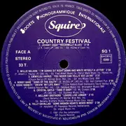 LP - Johnny Cash, Willie Nelson, a.o. - Country Festival - 16 Great Country Hits