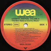 LP - Charlie Rich, Bellamy Brothers, a.o. - Country Festival Volume 2