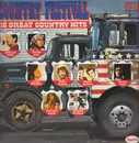LP - Jerry Lee Lewis, Charlie Rich, Johnny Cash, a.o. - Country Festival, 16 Great Country Hits
