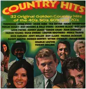 Double LP - TennesseeErnie Ford/Eddie Kirk a.o. - Country Hits - 32 Original Golden Country Hits Of The 40's, 50's, 60's and 70's