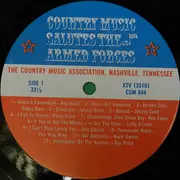 LP - Various - Country Music Salutes The Armed Forces