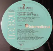 LP - Jim Reeves, Charley Pride, Dave And Sugar - Country Stars Country Hits Volume 6