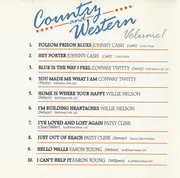 CD - Johnny Cash, Conway Twitty, Willie Nelson a.o. - Country & Western - Volume 1