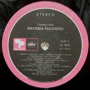 LP - Buck Owens / Sonny James / Wanda Jackson a.o. - Country & Western Favorites