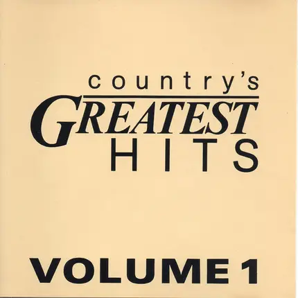 Jeannie C. Riley, Johnny Cash a.o. - Country's Greatest Hits Volume 1