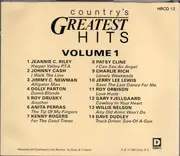 CD - Jeannie C. Riley, Johnny Cash a.o. - Country's Greatest Hits Volume 1