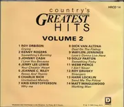 CD - Roy Orbison / Johnny Cash / Dolly Parton a.o. - Country's Greatest Hits Volume 2
