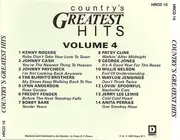 CD - Kenny Rogers, Johnny Cash a.o. - Country's Greatest Hits Volume 4