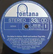 LP - Various - Du Lebst In Deiner Welt & Andere Top Hits