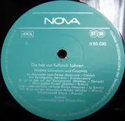 LP - Ensemble (8), Horst Westphal u.a. - Da Hat Vor Fuffzich Jahren - Heitere Chansons Und Couplets