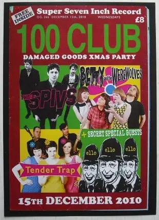 Hard Skin, Thee Spivs, Tender Trap - Damaged Goods / Christmas Gig Free Single