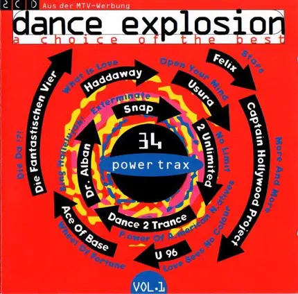 Captain Hollywood Project, Stereo MC's, 2 Unlimited, a.o. - Dance Explosion Vol. 1 - A Choice Of The Best