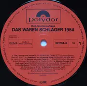 LP - Caterina Valente, Rudi Schuricke, Fred Rauch a.o. - Das Waren Schlager 1954