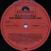 LP - Various - Das Waren Schlager 1955