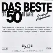CD - Peter Alexander, Bruce Low, Zarah Leander a.o. - Das Beste Der 50er Jahre