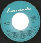 7inch Vinyl Single - Baccarlo - Das Gibt's Nur Einmal  (12 Schlagererfolge Von Gestern)