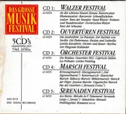 CD-Box - J. Strauss / Offenbach / Tchaikovsky a.o. - Das Grosse Musik Festival (Walzer • Ouvertüren • Orchester • Märsche • Serenaden) - + Slipcase