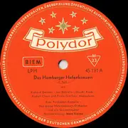 10'' - Richard Germer, Jan Behrens, Guschi Riek, a.o. - Das Hamburger Hafenkonzert - Mono