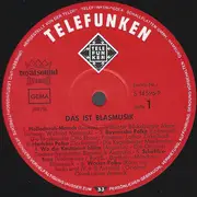 LP - Ernst Mosch, Alfons Bauer - Das Ist Blasmusik (Die Grosse Blasorchester-Parade)