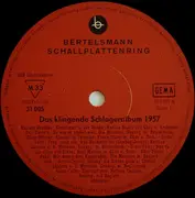 LP - Various - Das Klingende Schlageralbum 1957 - Mono