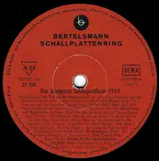 LP - Various - Das Klingende Schlageralbum 1959