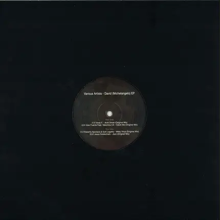 House / Minimal / Techno Sampler - David (Michelangelo) EP