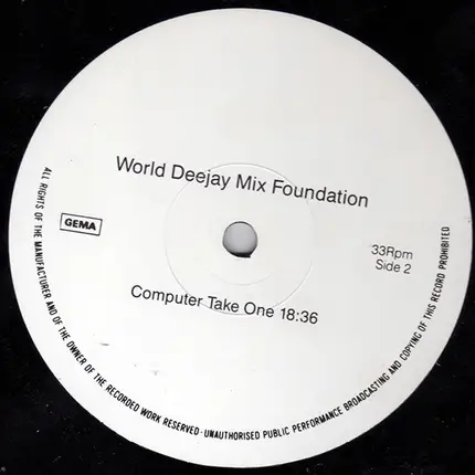 House Sampler - Deca Dance / Computer Take One