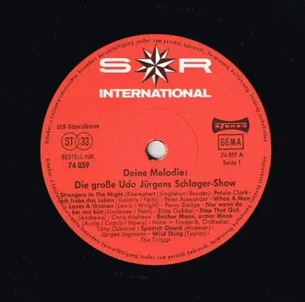 Udo Jürgens - Deine Melodie - Die Grosse Udo Jürgens Schlager-Show
