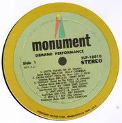 LP - Billy Grammer, Jerry Byrd, a.o., - Demand Performances