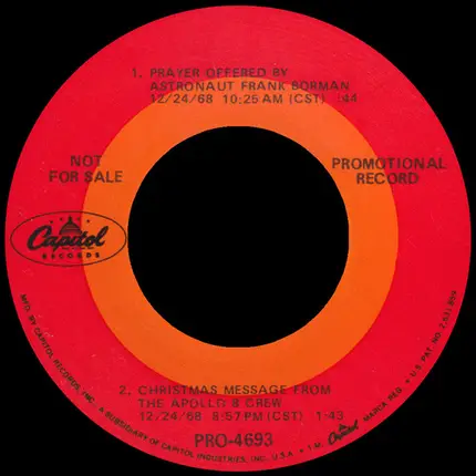 Astronaut Frank Borman, The Apollo 8 Crew - Description Of The Moon