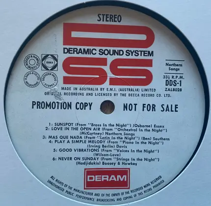 Various - Deramic Sound System Demo Disc