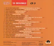 CD - Bruce Low,René Carol,Lale Andersen - Deutsche Schlager 1952 - 20 Originale