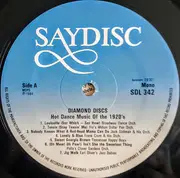 LP - Jazz Compilation - Diamond Discs - Hot Dance Music Of The 20's From Edison Diamond Discs