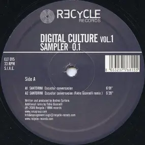 Various Artists - Digital Culture Vol.1 - Sampler 0.1