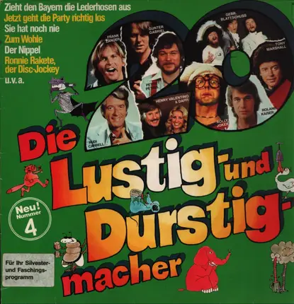 Roland Kaiser, Tony Marshall, Rolly Joker & More - Die 20 Lustig- Und Durstig-macher (Neu! Nummer 4)