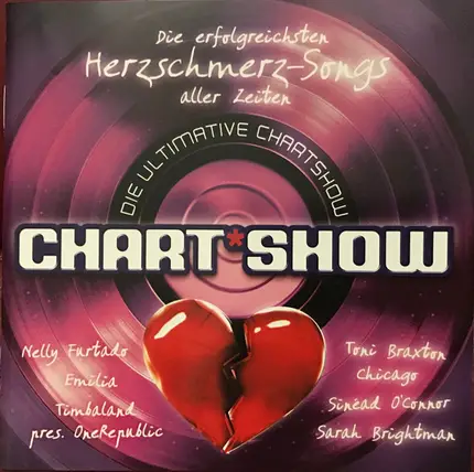 Sarah Brightman; Nelly Furtado; Silbermond - Die Ultimative Chart Show - Die Erfolgreichsten Herzschmerz-Songs Aller Zeiten