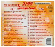 CD - Various - Die Deutsche Schlager-Parade 2/99