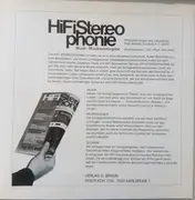 LP - Jazz Compilation - Die dhfi Schallplatte 1 Eine Einführung in die Hi-Fi-Stereophonie (Neufassung)